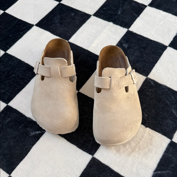 Birkenstock Shoes - Birkenstock Boston Antique White